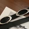 American-Style Women's Belt New Summer Design, Black Buckle, Slimming, Versatile, Waist-Defining, Casual buckle belt women