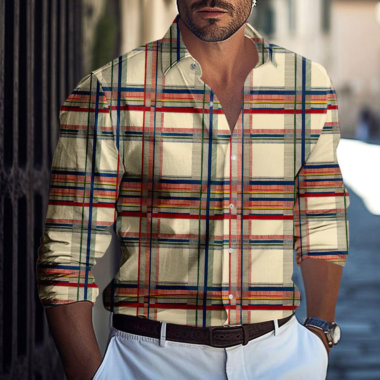 

Чоловіча літня нова сорочка з довгим рукавом, кардиган, пляжна сорочка M хакі