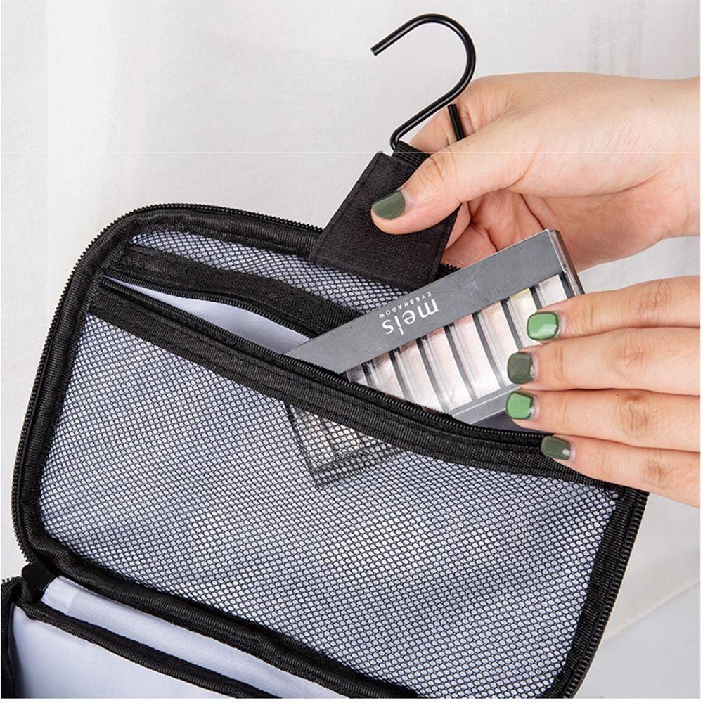 Quick Dry Shower Bag Hook Toiletry Case Upgraded Foldable Mesh Tote Bathroom