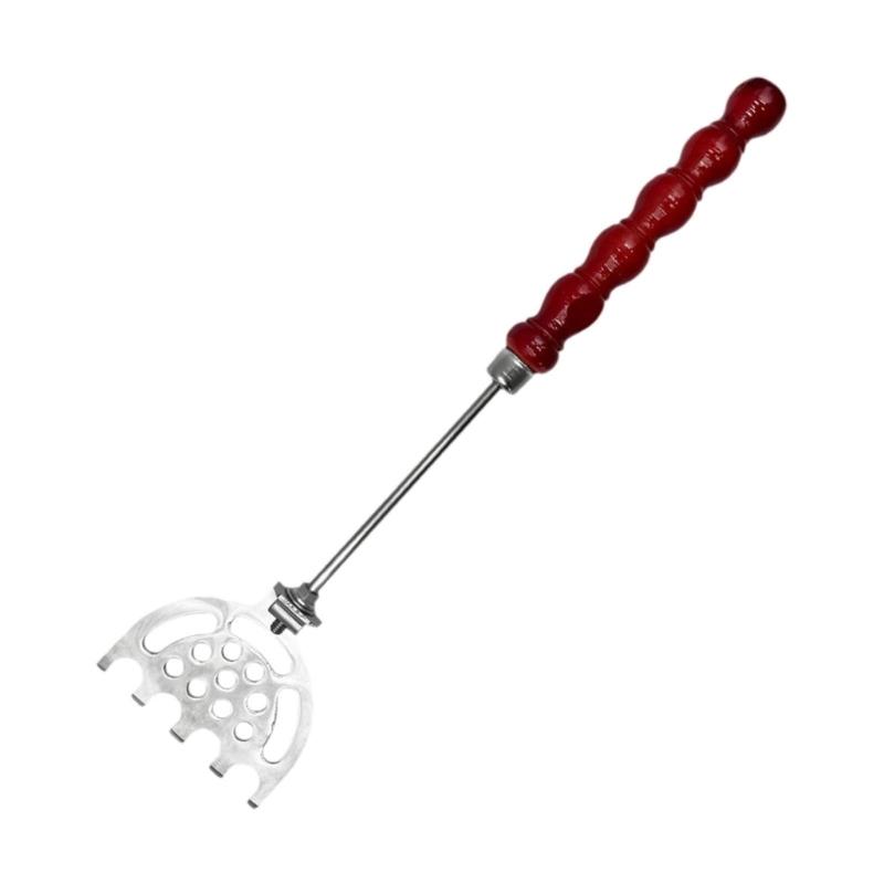 

Fishing Lure Splitting and Mixing Shovel Sea Rock Fishing Lure Shovels Shrimp Baits Shovel Wood Handle Shrimp Shovel 1
