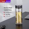 Double-Layer Glass Tea Infuser Bottle