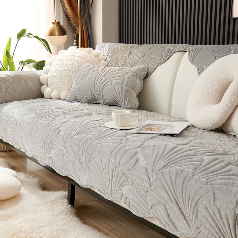 Simple Sofa Cushion Four Seasons Universal Dutch Plush Non-Slip Thickened Seat Cover Cover