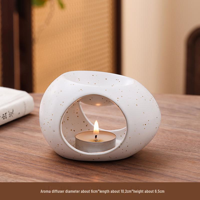 Ceramic Aromatherapy Diffuser for Home, Office, and Salon - Essential Oil and Incense Burner