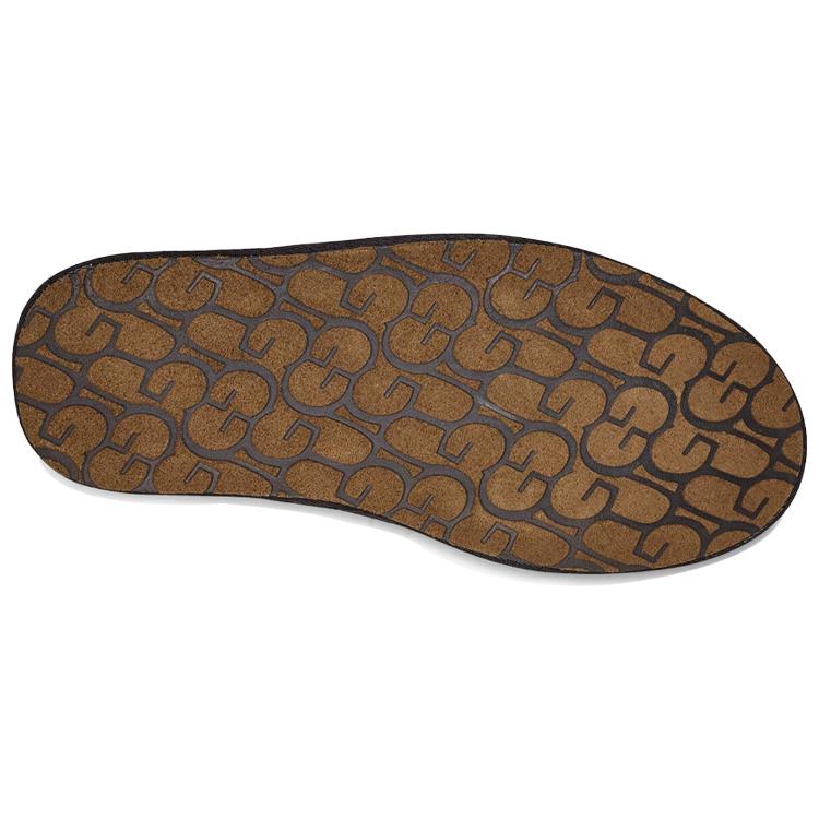 UGG Scuff Slipper Fleece Lined Black Slippers 1101111-BLK