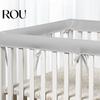 Copertura per Sbarre Lettino Dentizione Bambino 1 Set Copertura Traspirante in Rete per Culla, Morbido Protettore per Sbarre con Rivestimento Spesso Imbottito, Tappetino per Letti Toddler, Protezione Angoli Collisioni Cameretta