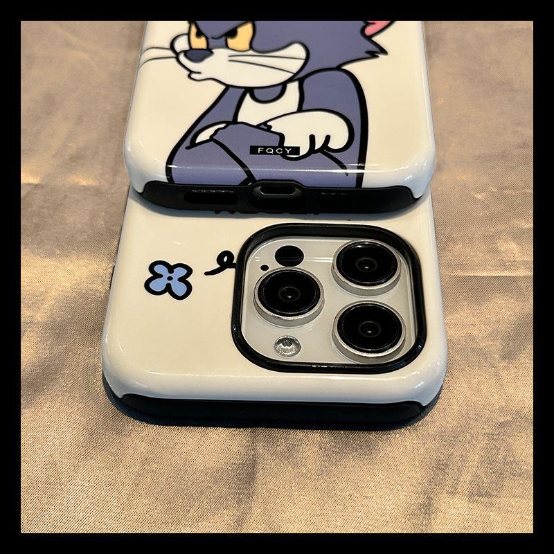 Applicable To Apple 11 Mobile Phone Case Cartoon Cat and Mouse Iphone11promax New Fun Film Couple