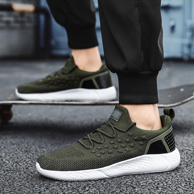 Fashion New Summer Soft Soled Running Shoes Men Mesh Breathable Casual Shoes Comfortable Fashionable Versatile Outdoor Exercise Shoes