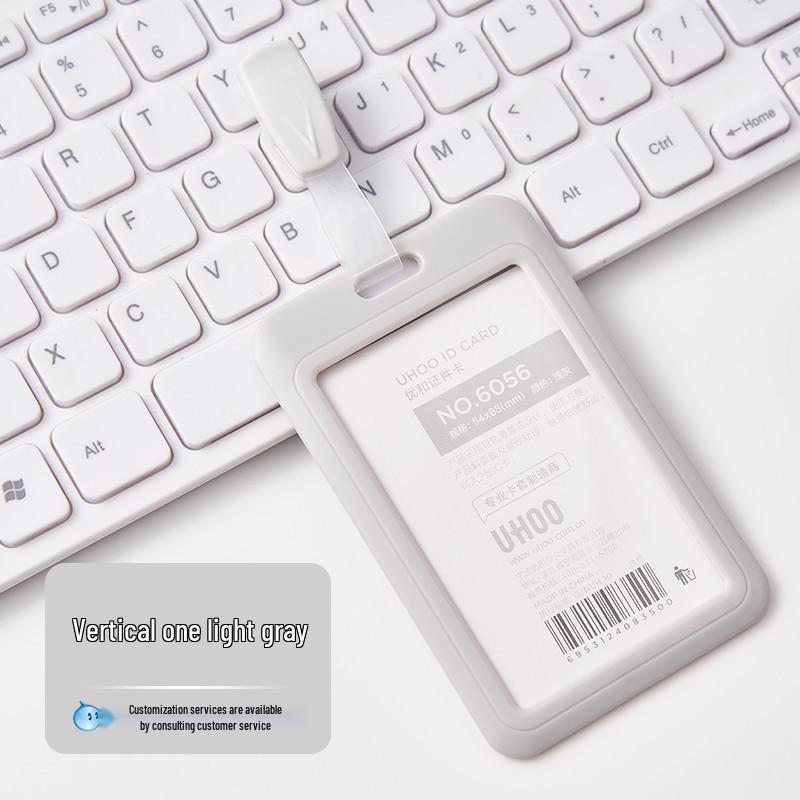 Waterproof Clip-on ID Card Holder - Youhe 5991 Name Tag Protector