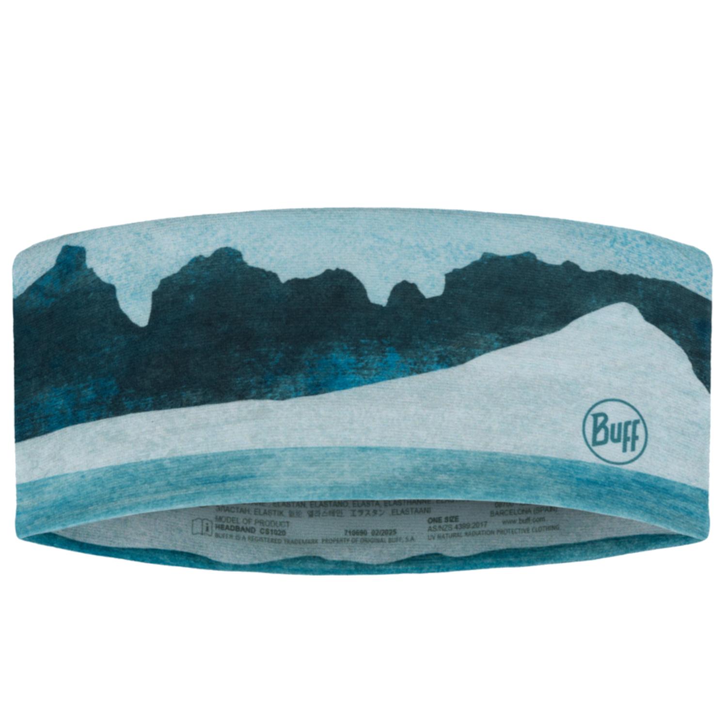 Buff CoolNet UV Wide Stirnband, Damen blaues Stirnband One size blau