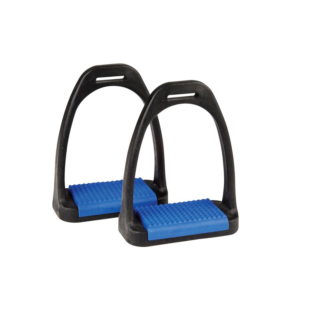 Korsteel Polymer Stirrup Irons With Colored Treads