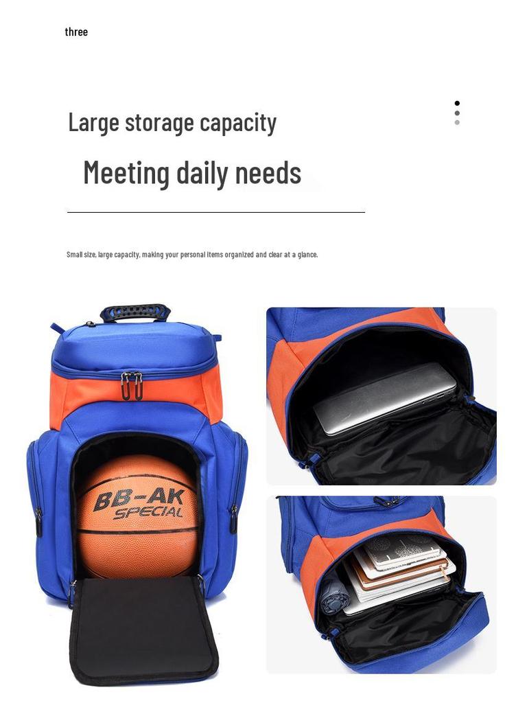 Multifunktionell basketryggsäck med stor kapacitet och anpassad logotyp