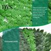Vibrant Greenery Decoration Artificial Hedge Leaves Faux Ivy Grass Wall Backdrop UV-resistant UV-coated Foliage Decor for Balcony Privacy Garden Patio