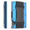Hot Selling RFID Anti-theft Carbon Fiber Metal Card Holder Wallet with Money Clip