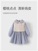 David Bella Girls' Splicing Skirt Dress
