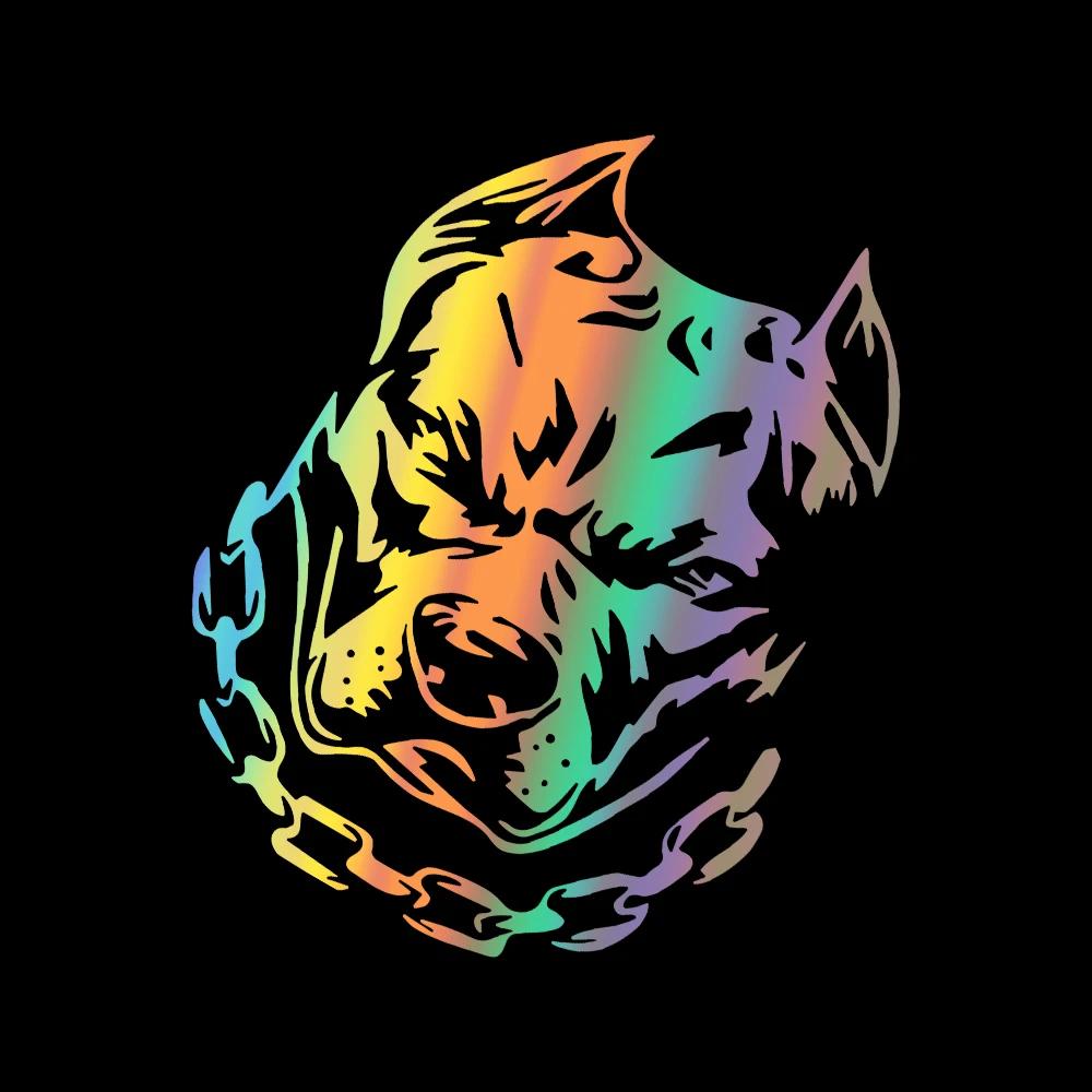 

Car Styling Bulldog Reflective Stickers Car Body Window Windshield Declas PVC Stickers Vehicles Motorcycle Exterior Accessories 1pc
