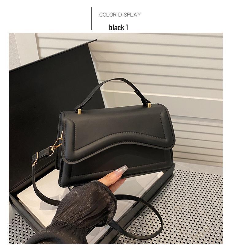 

Ретро однотонная сумка через плечо - Модный простой дизайн, Сумка на плечо для поездок на работу, Маленькая квадратная форма