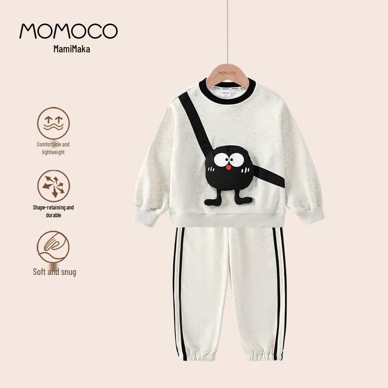 MOMOCO Boys  2025 Autumn Fashion Casual Two-Piece Set 140