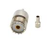 UHF Socket Connector for RG174 Cable