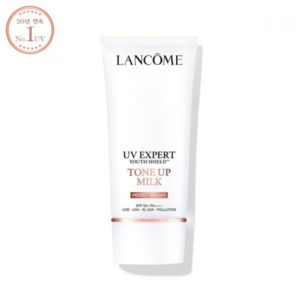 Lanc Me Uv Expert Pearly Bright Tone Up 50ml Set  +Uv Aqua Gel 10ml 5 