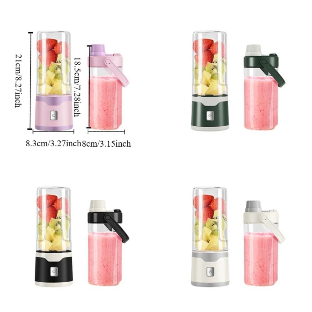 Multifunktionale Wiederaufladbare Elektrische USB Saftpresse Tasse Handheld Doppelbecher Mixbecher 500 ML Smoothie Mixer Tasse Outdoor