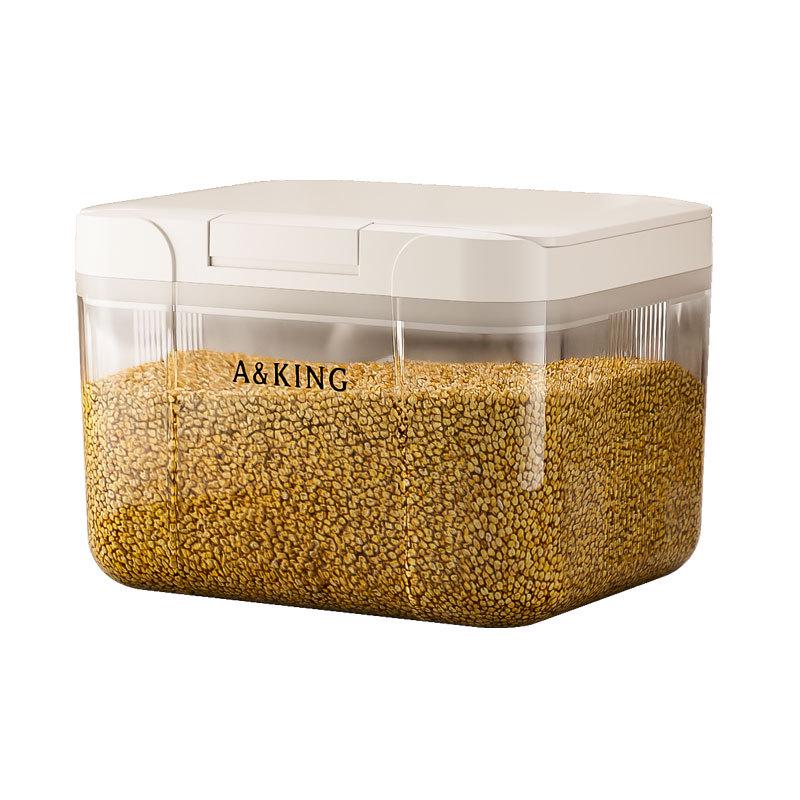 Sealed Rice Storage Container: Press-Style, Pest & Moisture-Proof for Grains & Flour