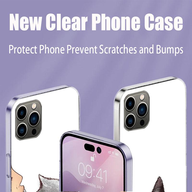 Kiss Cat Cute Kitten Cartoon Phone Case For Apple Iphone 16E 16 17 Pro Max Air 15 Pro 14 Plus 12 13 Mini Cover Cute Fund