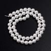 4/6/8/10/12mm Natural White Shell Pearl Beads Round Loose Spacer Beads For Jewelry Making DIY Bracelets Necklace Accessories