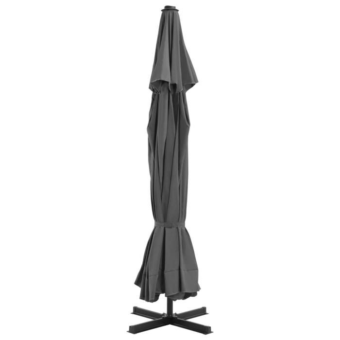 VidaXL Parasol de Jardin avec Base Portable, Pare-soleil de Patio, Abri de Soleil, Parasol de Terrasse Arrière-cour 276323