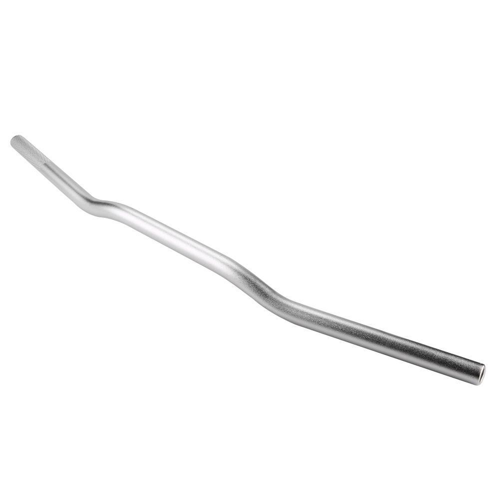 22mm Diameter Aluminum Alloy Retro Motorcycle Modified Handlebar Flat (Matte Black)
