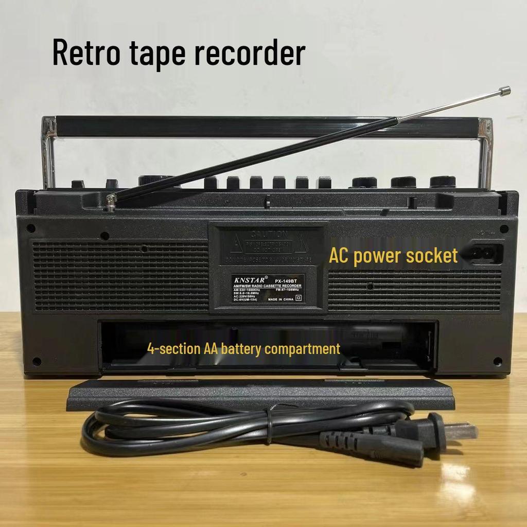 Puxing Portable Standalone Cassette Player & Recorder Combo for Elders