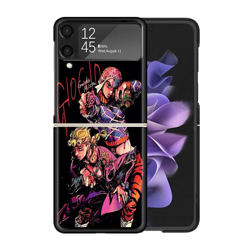 JoJo's Bizarre Adventure Golden Wind Klarsicht-Handyhülle für Samsung Z Flip 7 6 5 4 3 Galaxy ZFlip7 ZFlip6 ZFlip5 ZFlip4 ZFlip3 5G