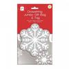IG Design Snowflake Plastic Holographic Drawstring Bag