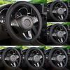 Car Steering Wheel Cover Anti Slip Breathable Protection Cover for 37 To 39cm Steering Wheel Protector Car Styling Accessories