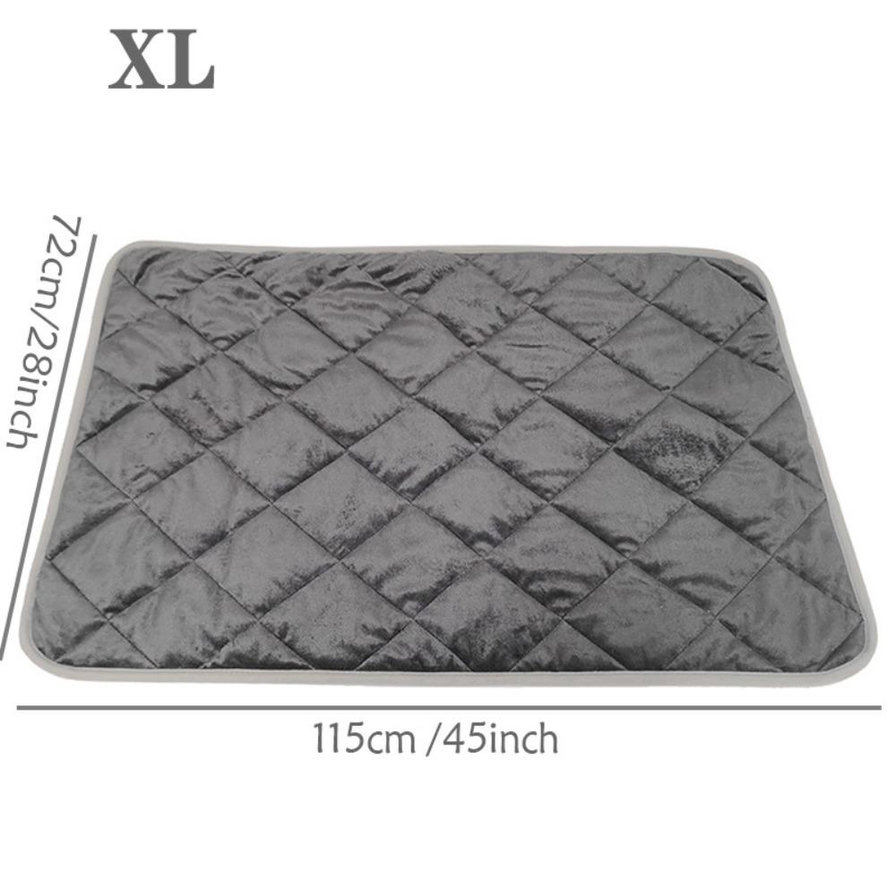 Soft Washable Self-Heating Pet Pads Extra Warm Thickened Pets Warm Cushion Mat Anti-Slip Pet Blanket Pad Small Dogs Cats