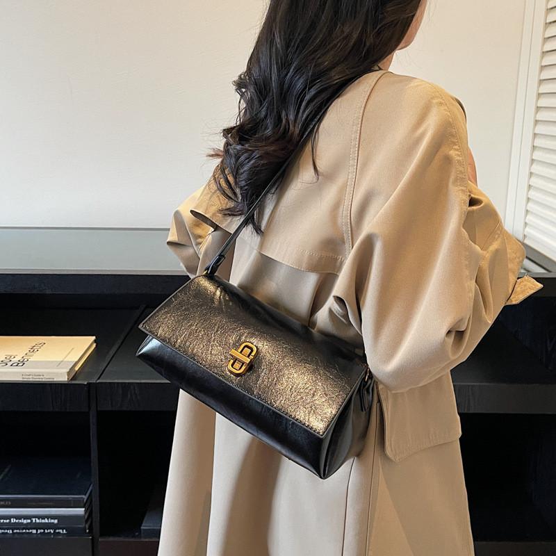 IELGY Ladies Messenger Bag One Shoulder Underarm Melade Commuter Small Square Bag