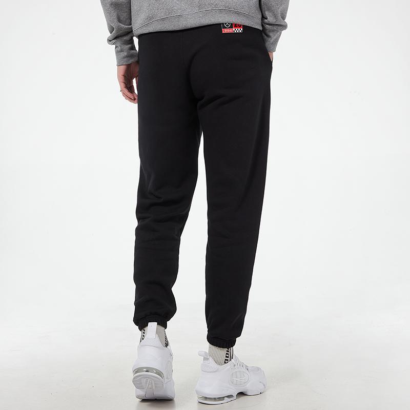 Pánské tepláky Air Jordan 23 Running Training Printed Fleece s manžetami Černé CV3162-010