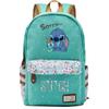 Lilo Stitch Backpack In Pink Or Blue Perfect For School Or Travel Made From High-quality Oxford Cloth