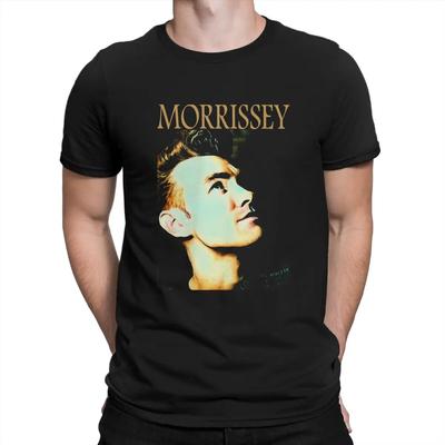 Morrissey 80s 90s Unisex TShirt The Smiths O Neck Tops Fabric T Shirt Humor High Quality Birthday Gifts
