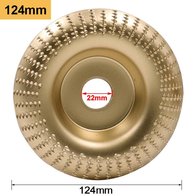 Curved Angle Grinder Shaping Disc for Woodworking and Polishing