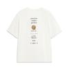 Li Ning BADFIVE T Shirts Men's Ivory Crew Neck Moderate AHSW167-4