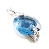 Les Trésors De Lily [G1072] - Aquamarin 'Sissi' Silberanhänger