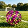 1pc Colorful Animal Prints Theme Soccer Ball Football, Size 5, Lightweight PVC, Durable Outdoor Training Soccer Ball, Gift M61468