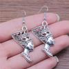 40 Styles Hotsale Women Earring Vintage Airplane Rocket Question Mark Tower Pin Scissors DNA Simple Cool Jewelry Handmade Gift