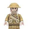 Yousheng 10 Pcs 1.7" Mini WWII Soldiers Figures Model Set Military Building Block Toys with Weapons Gift for Christmas Stockings Birthday Easter