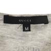 GUCCI made in Italy Short sleeve V neck T-shirt M gray Women Used
