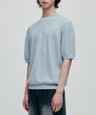 Beulaendideu Hard Twist Holiday Round Knit [Sky Blue]