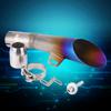 Stainless Steel Universal Motorcycle Motocross Exhaust Muffler Pipe Tip Half Blue