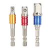 3pcs Socket Adapter Set Hex Wrench Impact Socket Adapter Set 1/2 Square Head 3/8 Sleeve 1/4 Electric Screwdriver
