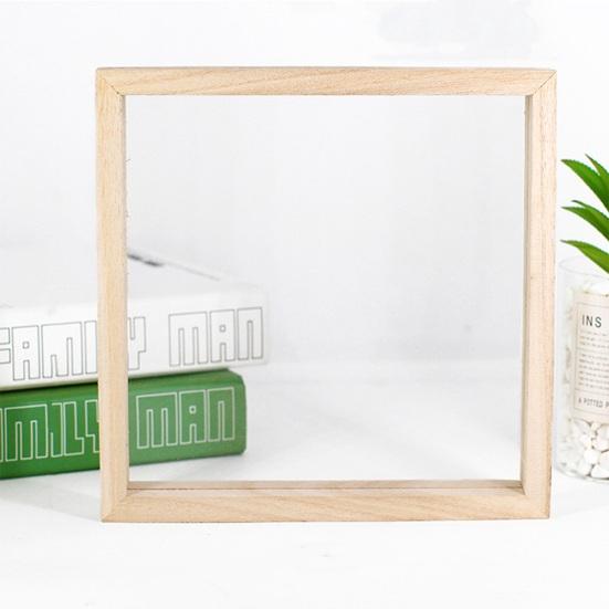 Moldura de foto sem rebarbas Artesanato DIY Acrílico Crianças Pintura Moldura de exibição Decoração de casa