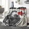 1 szt. Koc Michael Jackson Bad Album Miękki Koc Rzutowy Do Domu Sypialni Łóżka Sofy Podróży Biura Gładki Koc Świąteczny